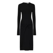 Midi Dresses Off White , Black , Dames