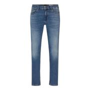 Slim-fit Jeans Hugo Boss , Blue , Heren