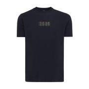 Korte Mouw T-shirt J9032-1202 Genti , Blue , Heren