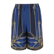 Casual Shorts Versace , Blue , Heren