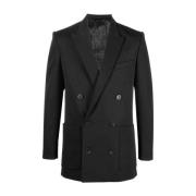 Blazers Balmain , Black , Heren