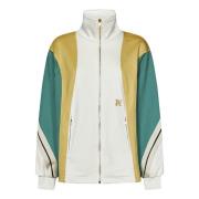 Roomwitte Zip-Up Sweater Palm Angels , Multicolor , Dames