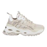 Hollow Triplet Sneakers Buffalo , Beige , Dames