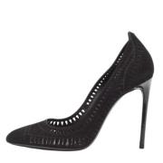 Pre-owned Suede heels Tom Ford Pre-owned , Black , Dames