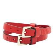 Pre-owned Leather belts Carolina Herrera Pre-owned , Red , Dames