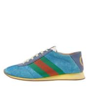 Pre-owned Leather sneakers Gucci Vintage , Multicolor , Dames