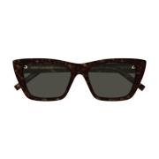 Sunglasses Saint Laurent , Brown , Unisex