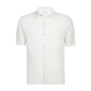 Short Sleeve Shirts Eleventy , White , Heren