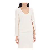 Long Sleeve Tops Roland Mouret , White , Dames