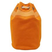 Pre-owned Cotton shoulder-bags Hermès Vintage , Orange , Dames