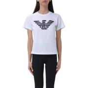 Witte T-shirts en Polos Emporio Armani , White , Dames