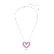 Una Hart Hanger Ketting Roze Swarovski , Pink , Dames