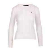 Witte Juliana Lange Mouw Sweater Ralph Lauren , White , Dames