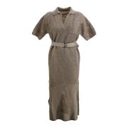 Knitted Dresses Brunello Cucinelli , Brown , Dames