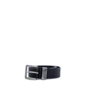 Leren Heren Riem Verhoog Stijl Armani Exchange , Black , Heren