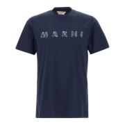 Heren Stijlvolle T-shirts en Polos Marni , Blue , Heren