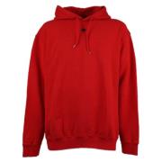 Rode Hoodie Sweatshirt Dsquared2 , Red , Heren