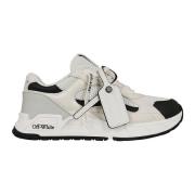 0110 White Black Kick Off Sneakers Off White , Multicolor , Heren