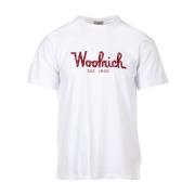 T-Shirts Woolrich , White , Heren