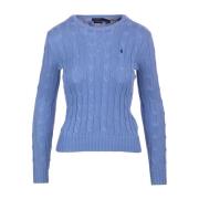 Heldere Blauwe Julianna Sweater Ralph Lauren , Blue , Dames