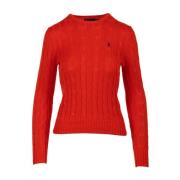 Round-neck Knitwear Ralph Lauren , Red , Dames