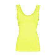 Mouwloze Top Frida Rib Tim & Simonsen , Yellow , Dames