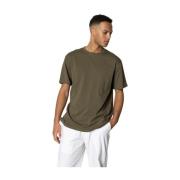 T-Shirt- CC Clean Formal Stretch S/S Clean Cut , Green , Heren
