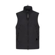 Mouwloos Waterbestendig Vest C.p. Company , Black , Heren