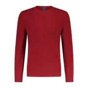 Round-neck Knitwear Fedeli , Red , Heren