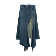 Denim Skirts Y/Project , Blue , Dames