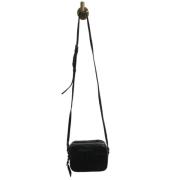 Pre-owned Fabric crossbody-bags Yves Saint Laurent Vintage , Black , D...