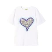 T-Shirts Twinset , White , Dames