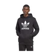 Hoodies Adidas , Black , Heren