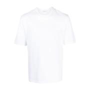 Witte Crew-neck T-shirt en Polos Salvatore Ferragamo , White , Heren