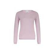 Round-neck Knitwear Allude , Pink , Dames