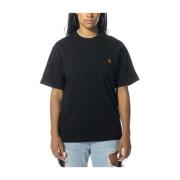 Amerikaans Script T-shirt Carhartt Wip , Black , Dames