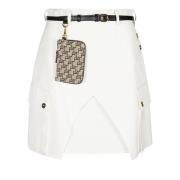 Short Skirts Elisabetta Franchi , White , Dames