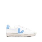 Witte Sneaker met Korrelige Textuur en Logo Details Veja , Multicolor ...