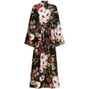 Bloemenprint Maxi Jurk Dolce & Gabbana , Multicolor , Dames