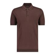 Polo Shirts Roberto Collina , Brown , Heren