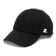 Hats Courrèges , Black , Dames