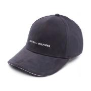 Blauwe Katoenen Corporate Cap Tommy Hilfiger , Blue , Heren