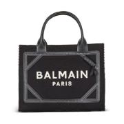 Tote Bags Balmain , Black , Dames