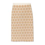 Gepersonaliseerde rok Tory Burch , Beige , Dames