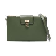 Ruby Small Saffiano lederen crossbody tas Michael Kors , Green , Dames