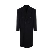 Coats Balenciaga , Black , Heren