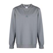 Metropolis Serie Logo Sweatshirt C.p. Company , Gray , Heren