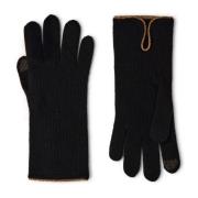 Gloves Borbonese , Black , Dames