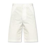 Shorts met logo Dolce & Gabbana , White , Heren