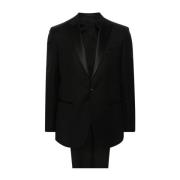 Suits Corneliani , Black , Heren
